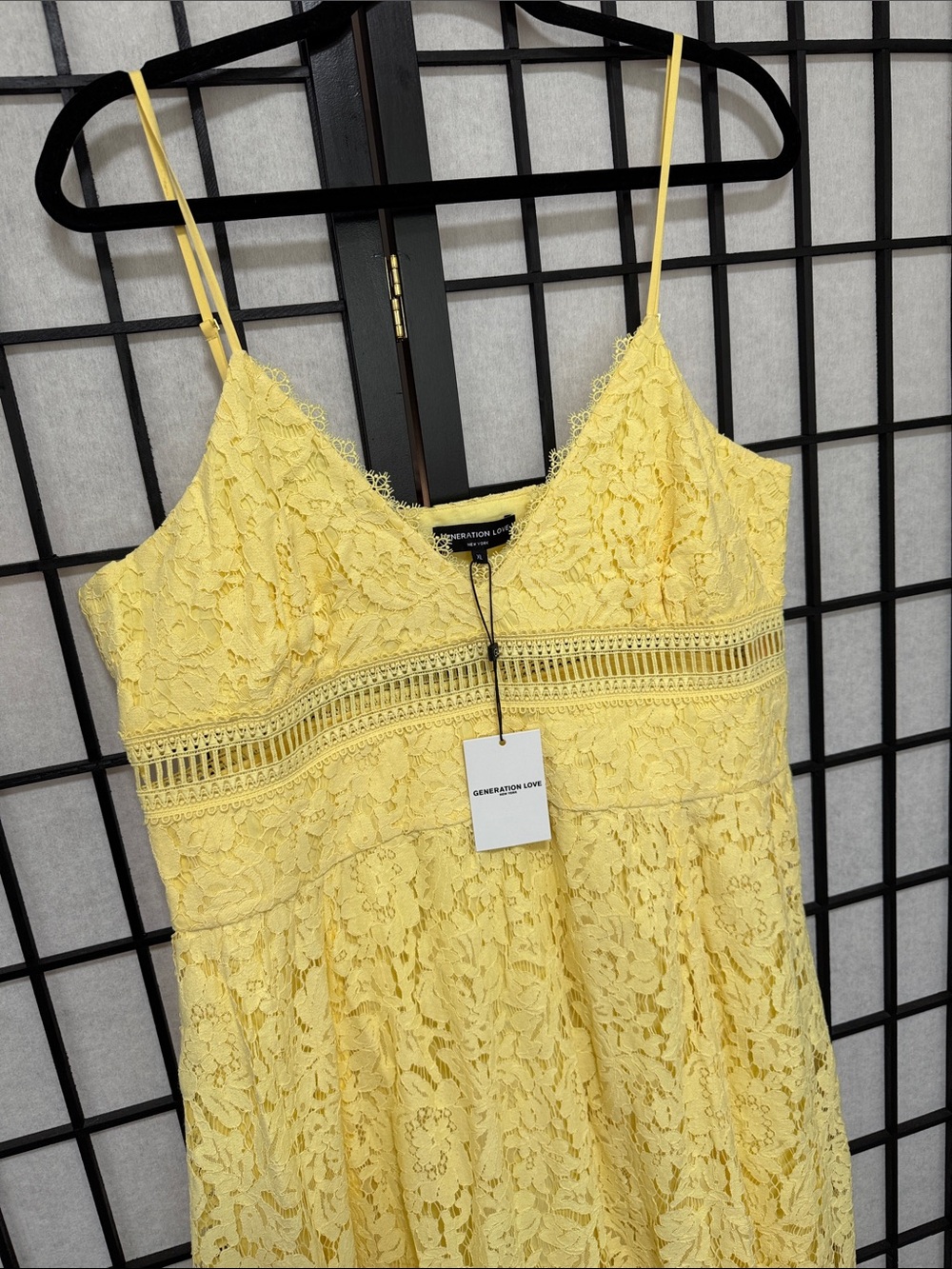 NEW GENERATION LOVE emma lace maxi dress in yellow - Picture 8 of 14
